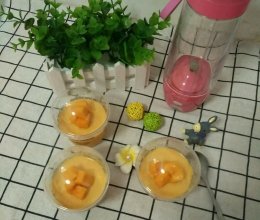 芒果布丁+膳魔师夏日魔法甜品的做法