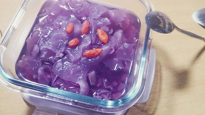 紫薯银耳汤=￣ω￣=