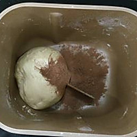 蔓越莓双色面包的做法图解3