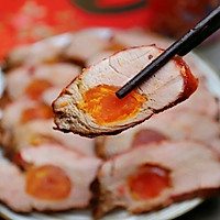 #味达美名厨福气汁，新春添口福#叉烧咸蛋的做法图解12