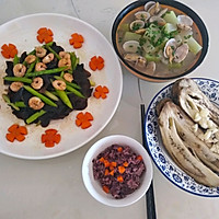 芦笋、黑木耳、胡萝卜炒黑胡椒虾仁的做法图解15