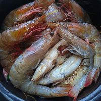 #晒出你的中秋团圆饭#海大虾杂鱼煲 喜欢海鲜的看过来~的做法图解10
