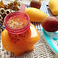 双香果果汁（香芒和百香果）#七彩七夕#的做法图解10