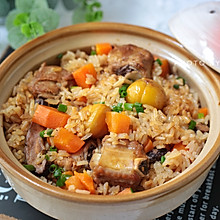 电饭煲排骨焖饭‼️米饭粒粒分明，咸香入味，超级好吃