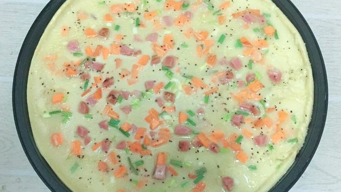 胡萝卜火腿鸡蛋饼