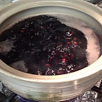黑米红豆百合粥--简单养生营养早餐的做法图解4