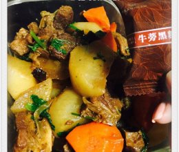 牛肉炖萝卜的做法