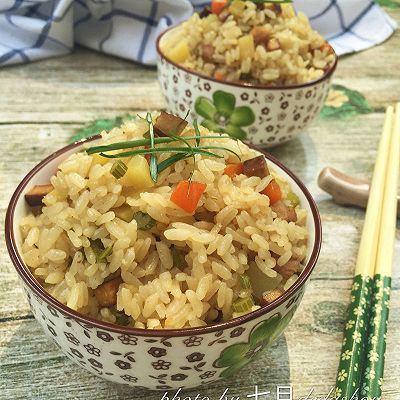 杂蔬闷饭