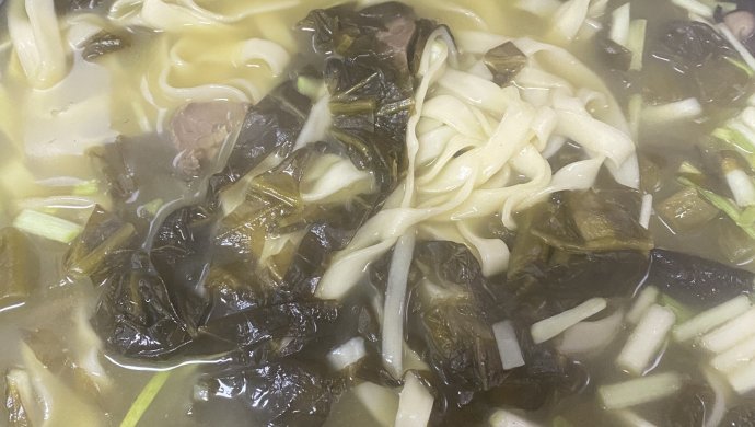 酸菜面条