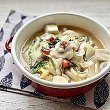 青花椒豆腐鱼片汤