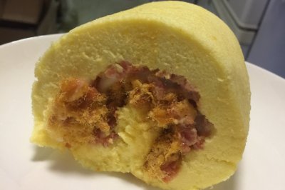 轻轻松松制作肉松卷（加热狗）