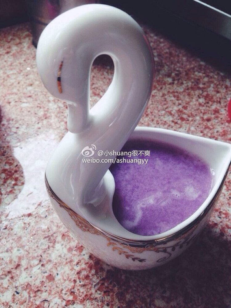 *宝宝辅食*超简单早餐紫薯大米米糊露（适合6M➕宝宝）的做法