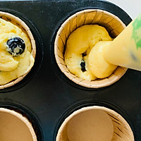 #爱好组-低筋#酥顶蓝莓爆浆麦芬蛋糕的做法图解13