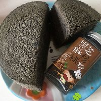 黑芝麻蛋糕的做法图解10