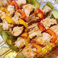 低脂健康：彩椒鸡肉串的做法图解5