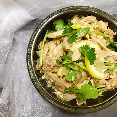 鲜柠凉拌鸡腿肉