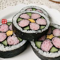 春天的花朵寿司的做法图解10