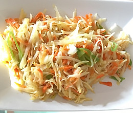 胡萝卜炒土豆丝的做法
