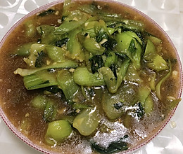 超下饭的蒜蓉小油菜，清淡开胃，便宜又实惠的做法