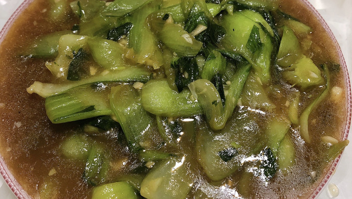 超下饭的蒜蓉小油菜，清淡开胃，便宜又实惠
