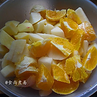 香橙苹果雪梨汁#七彩七夕#的做法图解2