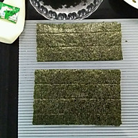 三色寿司卷的做法图解2