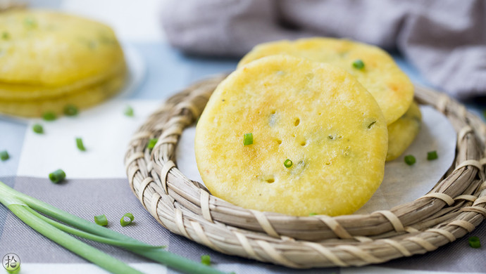 米浆葱香软饼