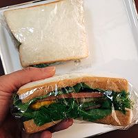 火腿三明治/高颜值午餐的做法图解4