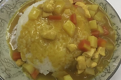 快手晚餐-咖喱鸡饭