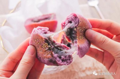 紫薯汤圆饼【宝宝辅食食谱】