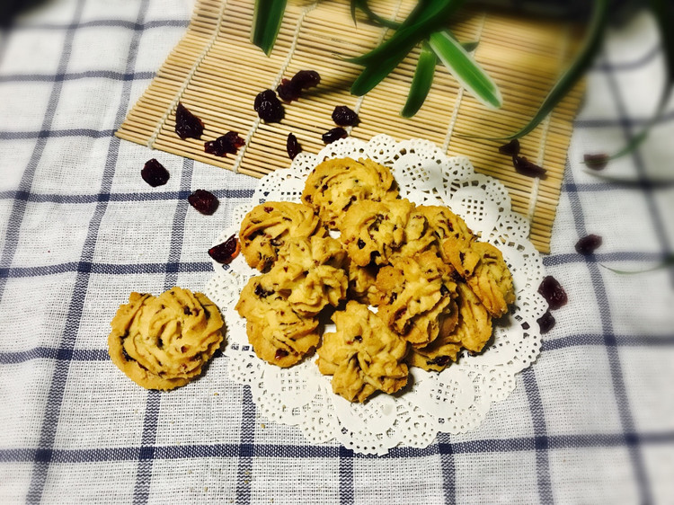 蔓越莓曲奇饼干的做法