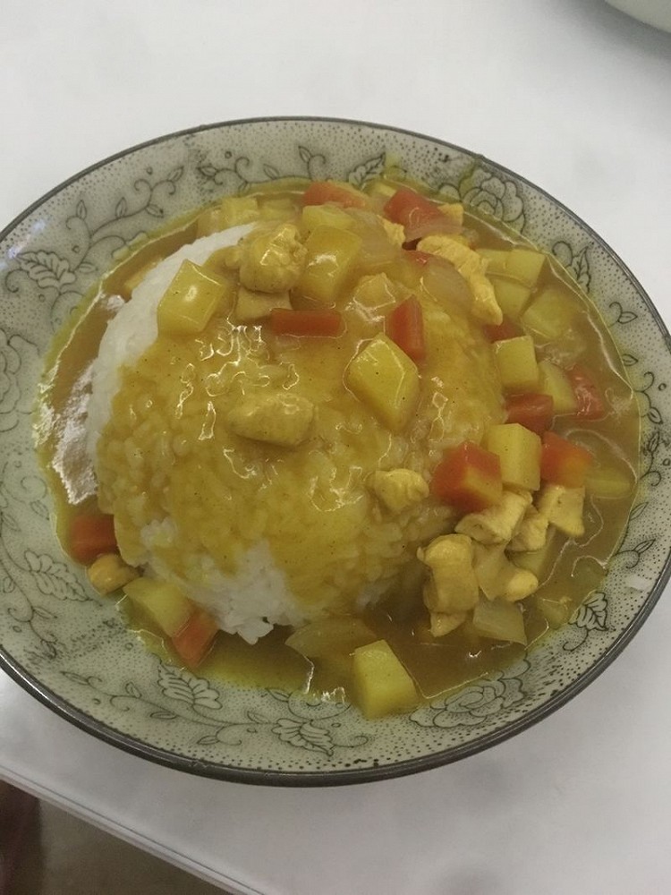 快手晚餐-咖喱鸡饭的做法