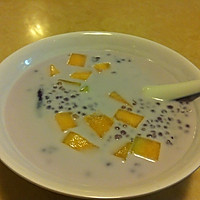 紫薯椰汁牛奶西米露的做法图解7