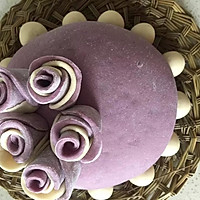 紫薯玫瑰花蛋糕的做法图解21