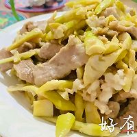 #苦笋炒肉的做法图解2