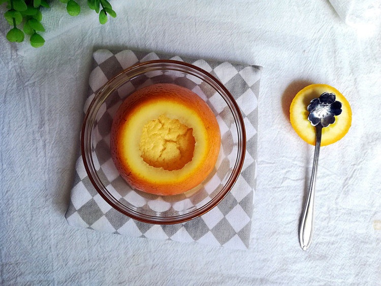 橙蒸芙蓉蛋的做法