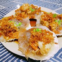 蒜蓉粉丝蒸扇贝的做法图解7