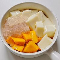 秋天的第一份甜品椰香芒果奶冻甜品碗的做法图解4