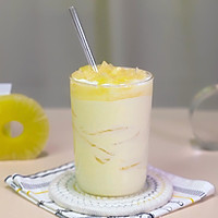 #美食视频挑战赛# 清新组合#菠萝酸奶#的做法图解10