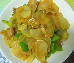 土豆青椒炒肉片的做法