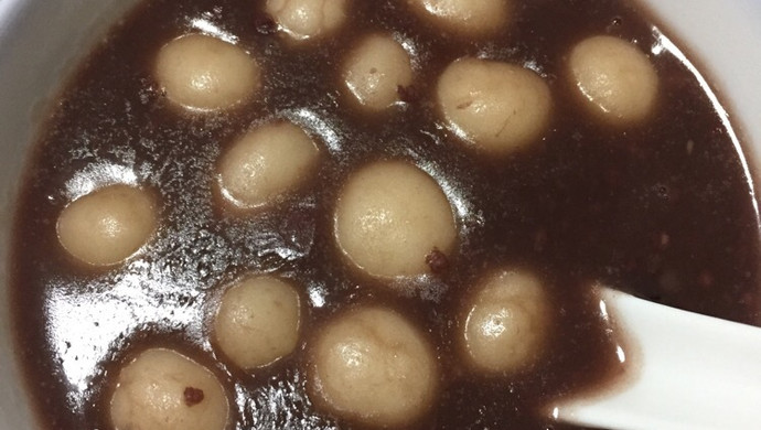 红豆汤汤圆