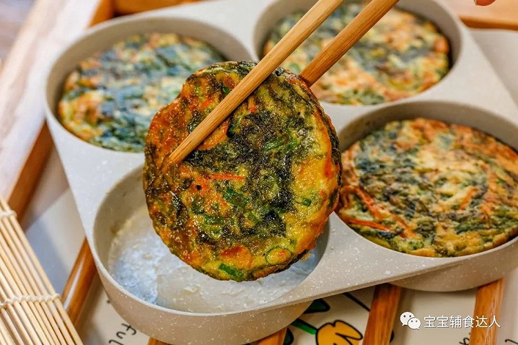 紫菜鸡蛋饼【宝宝辅食】的做法