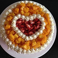 芒果草莓蛋糕#美的绅士烤箱#的做法图解15