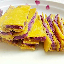胡萝卜紫薯饼