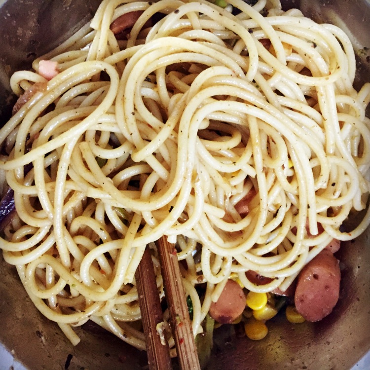 黑胡椒意大利面给娜娜！的做法图解4