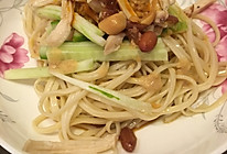 鸡丝冷面的做法