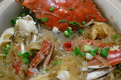 螃蟹粉丝煲