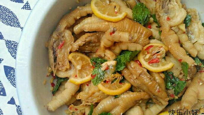 柠檬拌鸡爪