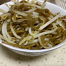 荞面饸饹炒豆芽