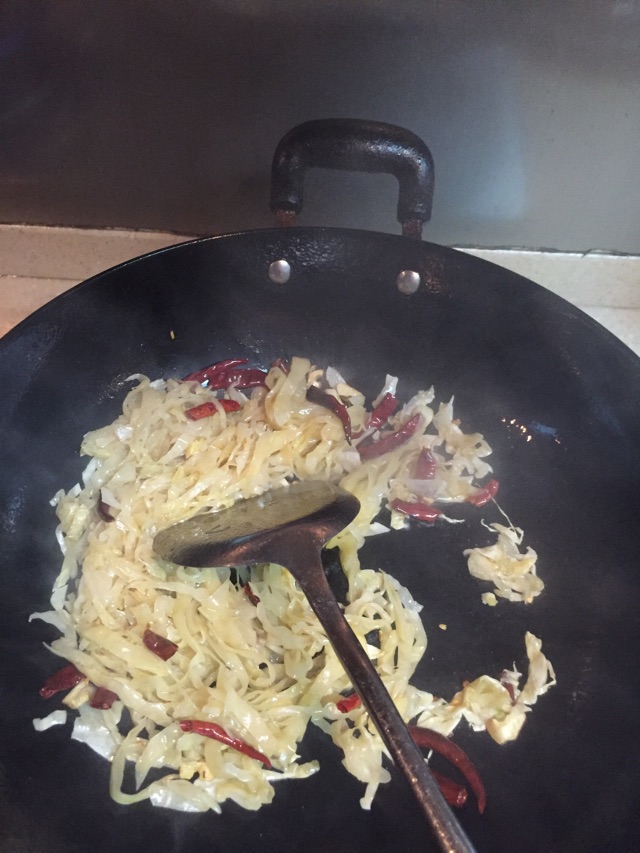 泡菜苕粉肉丝的做法图解9